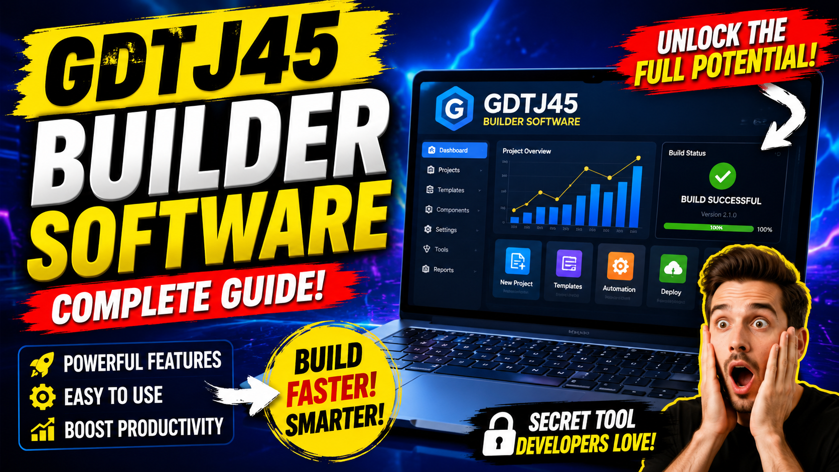 details of gdtj45 builder software