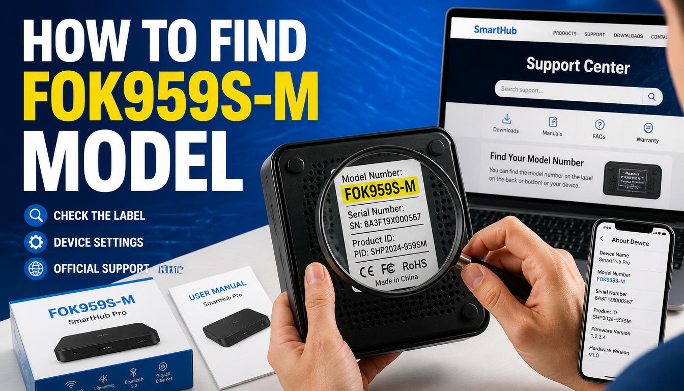 how to find fok959s-m model real